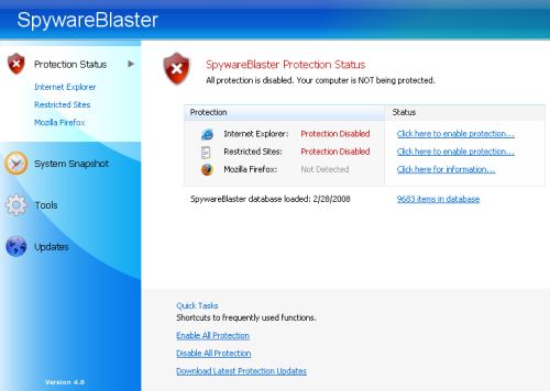 Una ventana como �sta le ser� mostrada al abrir el programa.