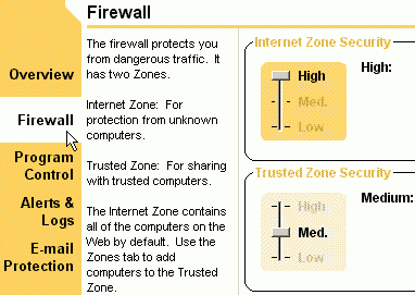 La opci�n "Internet Zone Security" la dejamos en "High"